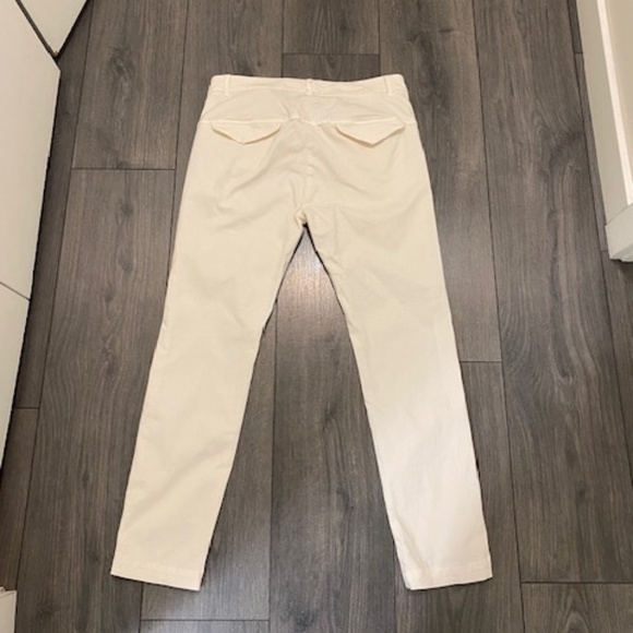 Nili Lotan Tel Aviv Slim Leg Cropped Cream Pants Size 0 - Picture 6 of 10